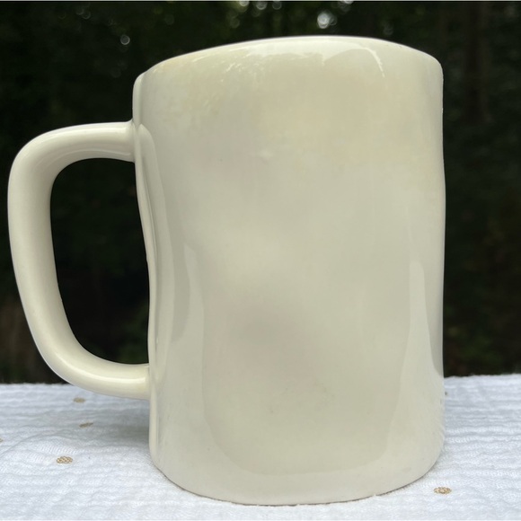 Rae Dunn Artisan Collection cream colored mug with inscription BE WELL - Picture 2 of 5